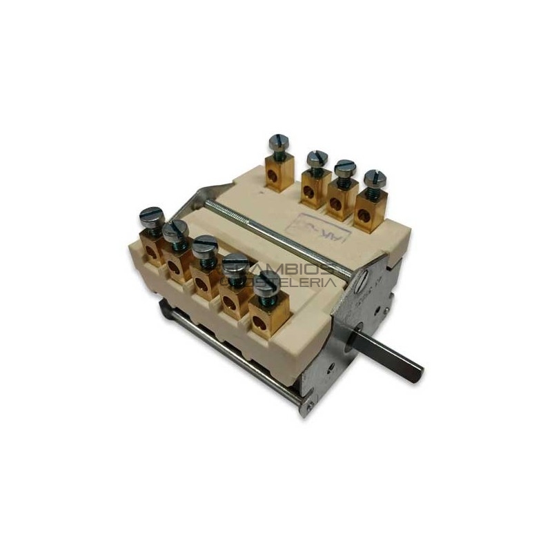 Conmutador de 5 posiciones 3NO/1CO 