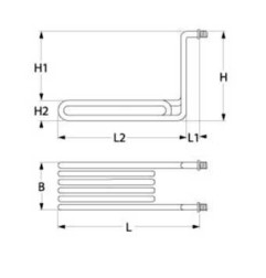 Resistencia Freidora Repagas-elframo 5500w