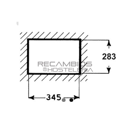 Tolva para mueble cafetero 