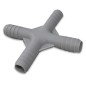 Racor en cruz de Ø12 mm