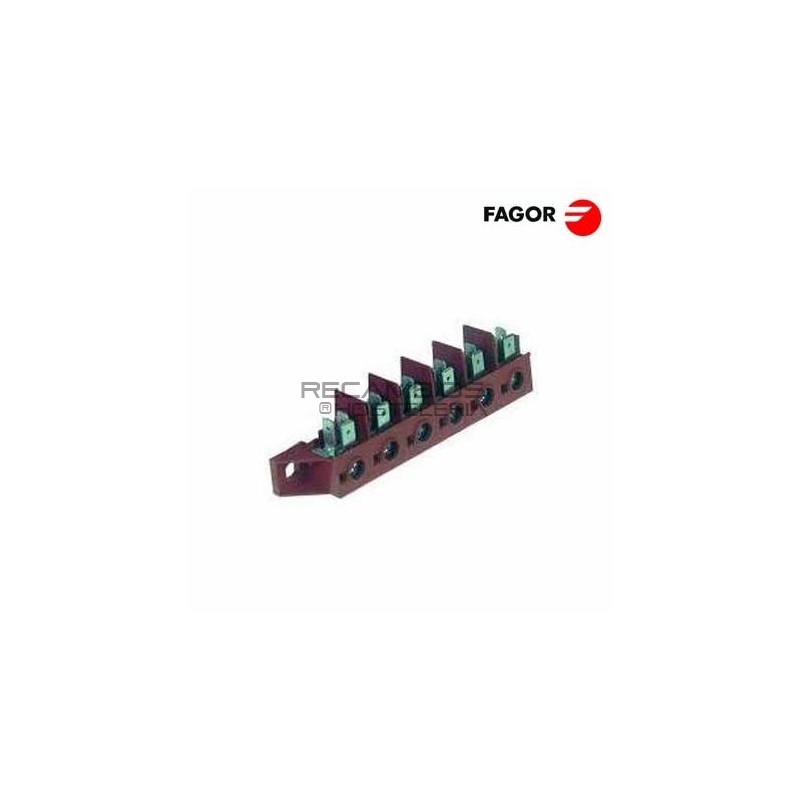 Regleta conexiones 6 polos FV122 Fagor