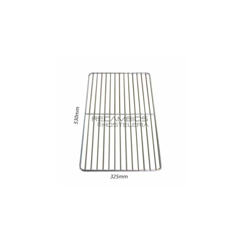 Parrilla acero cromado 325x530mm GN 1/1