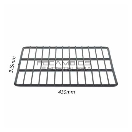 Rejilla acero plastificado 430x325mm