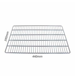 Parrilla acero cromado 345x440mm