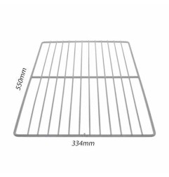 Rejilla acero plastificado 334x530mm