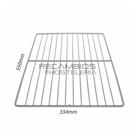 Rejilla acero plastificado 334x530mm