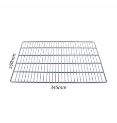 Parrilla acero cromado 345x500mm