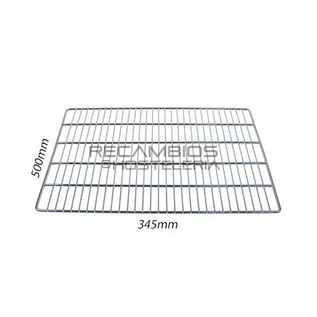 Parrilla acero cromado 345x500mm
