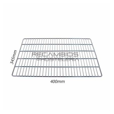 Rejilla acero cromado 400x345mm