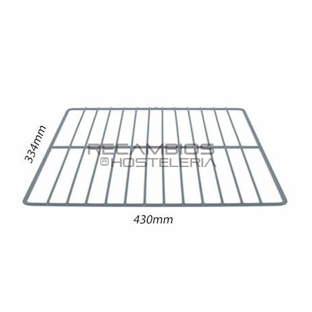 Parrilla acero plastificado 334x430mm