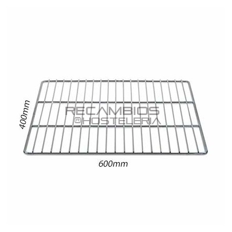 Rejilla acero cromado 600x400mm