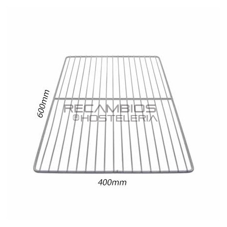 Rejilla acero plastificado 600x400mm