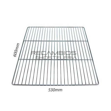 Rejilla acero inoxidable 530x600mm