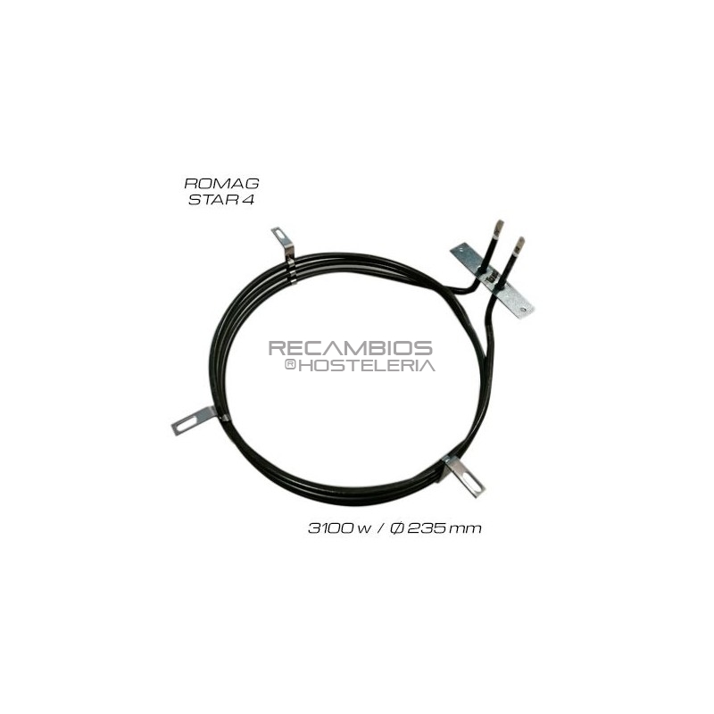Resistencia 3100w Horno Star 4 Romag Resistencia 3100w Horno Star 4 Romag