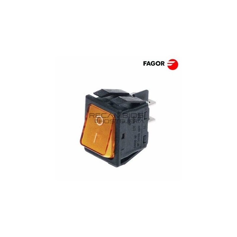 Interruptor Ámbar 16A 250V Fagor FI-30