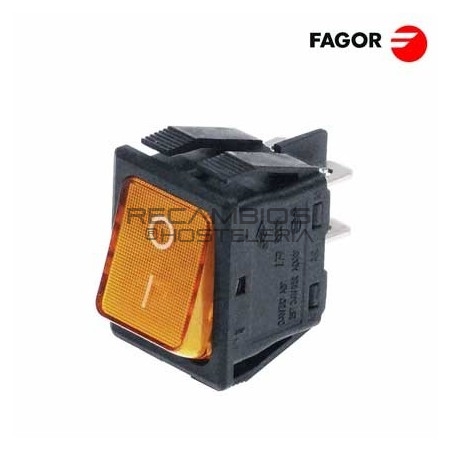 Interruptor Ámbar 16A 250V Fagor FI-30