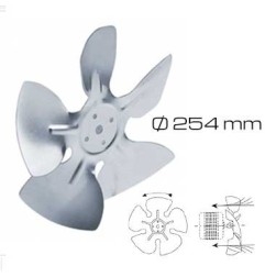 Aspa ventilador aspiración Ø254 mm