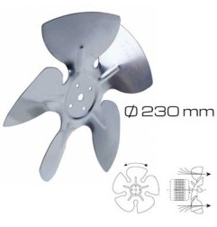Aspa ventilador soplado Ø230 mm