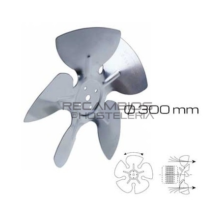 Aspa ventilador soplado Ø300 mm