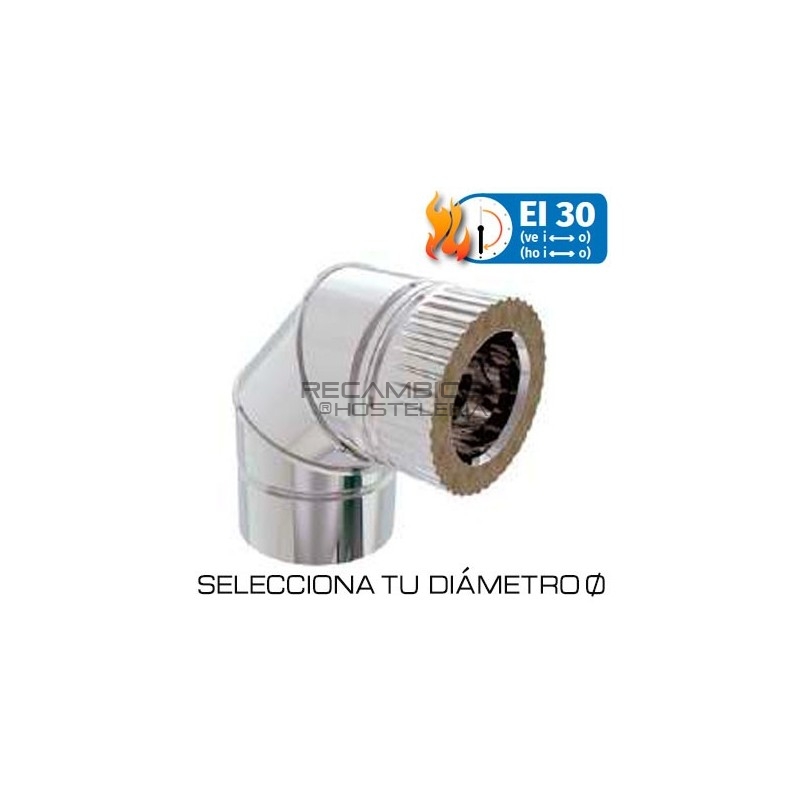 Codo 87º certificado EI30