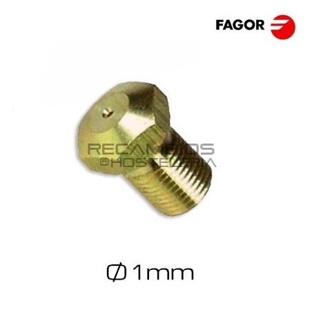 Inyector Ø1 mm GLP M10x1 Fagor