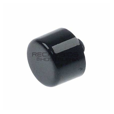 Botón negro Ø12mm lavavajillas Aristarco