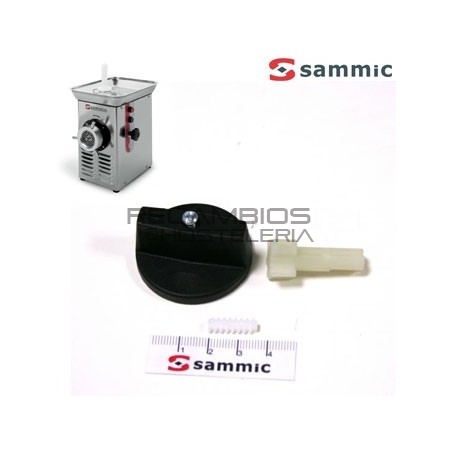 Maneta negra Picadora Sammic PS22/32