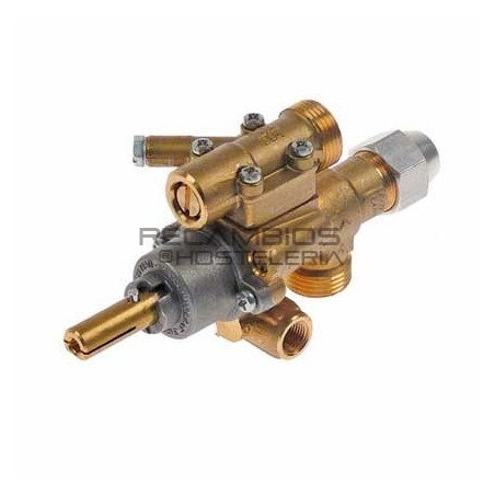 Grifo gas tipo 22S/O (tubo ø 12mm) PEL