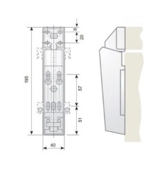 Bisagra para Arcón CPE