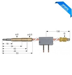 Termopar con interruptor