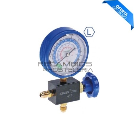 Manómetro 1 canal ø80mm