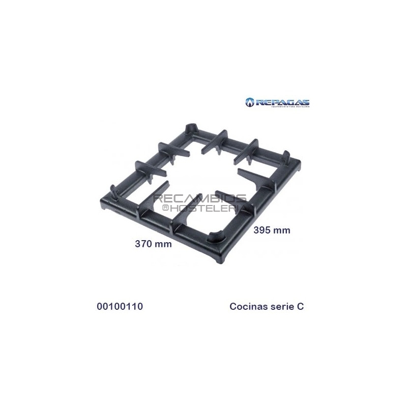 Parrilla cocina Repagas 395x370 mm