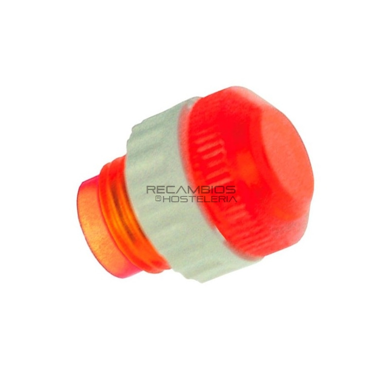 Casquillo protector bombilla rojo