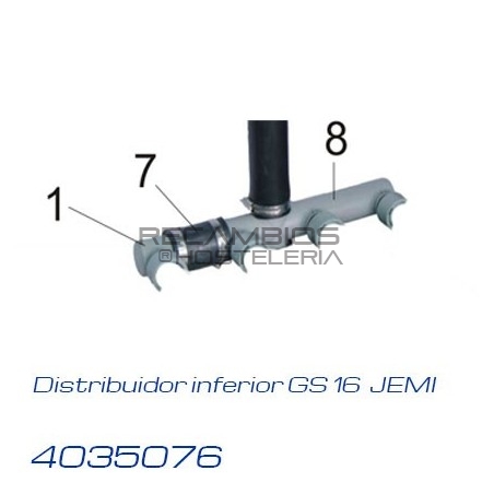 Distribuidor Inferior GS 16  JEMI