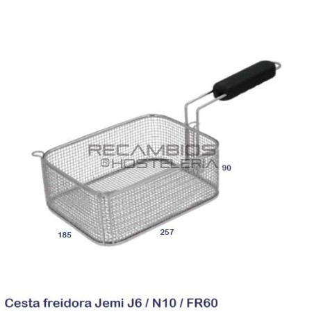 Cesta freidora Jemi 185 x 25 7x 90 mm