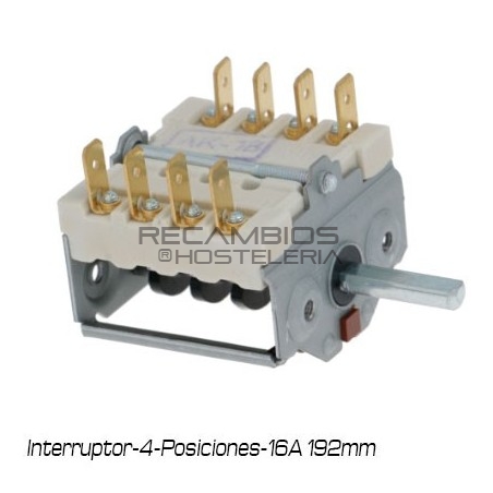 Conmutador levas 4 pos