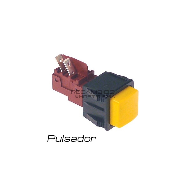 Pulsador Lavavajillas Amarillo