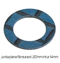 Junta plana fibra Ø Ext 20 / Int 14