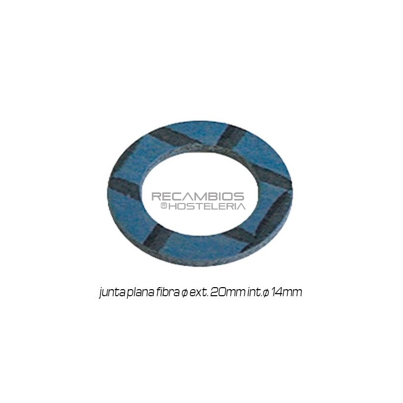 Junta plana fibra Ø Ext 20 / Int 14 Junta plana fibra Ø Ext 20 / Int 14