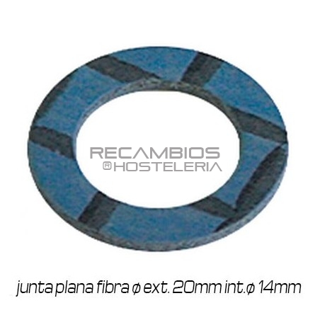 Junta plana fibra Ø Ext 20 / Int 14