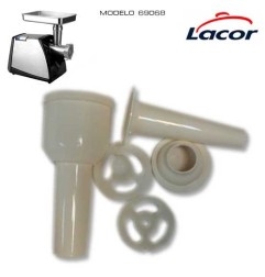  Empujador + accesorios picadora de carne Lacor