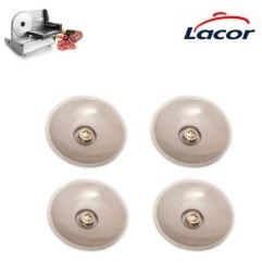 Set 4 patas ventosa cortadora fiambre Lacor