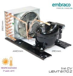 Unidad Condensadora 1/4 cv