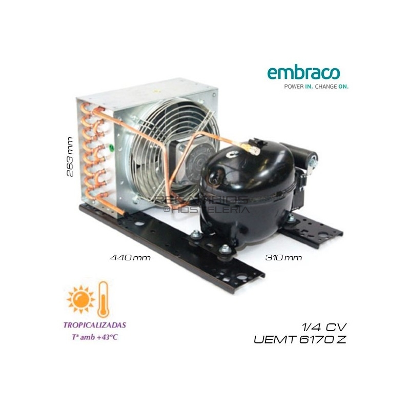 Unidad Condensadora 1/4 cv