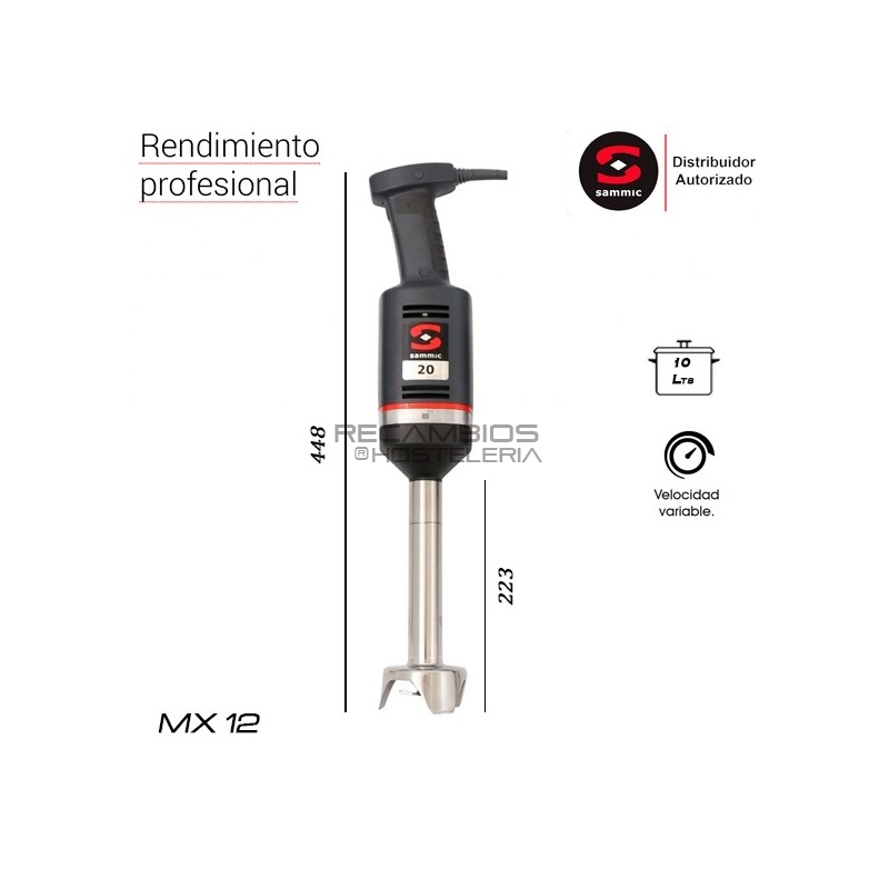 Triturador Sammic XM 12 Triturador Sammic XM 12