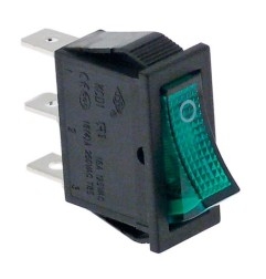 Interruptor verde 30 x 11