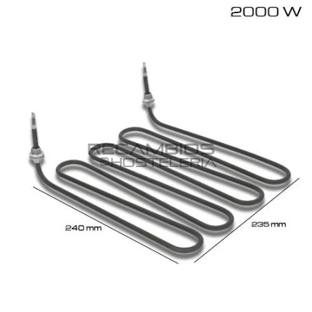 Resistencia salamandra 2000 W