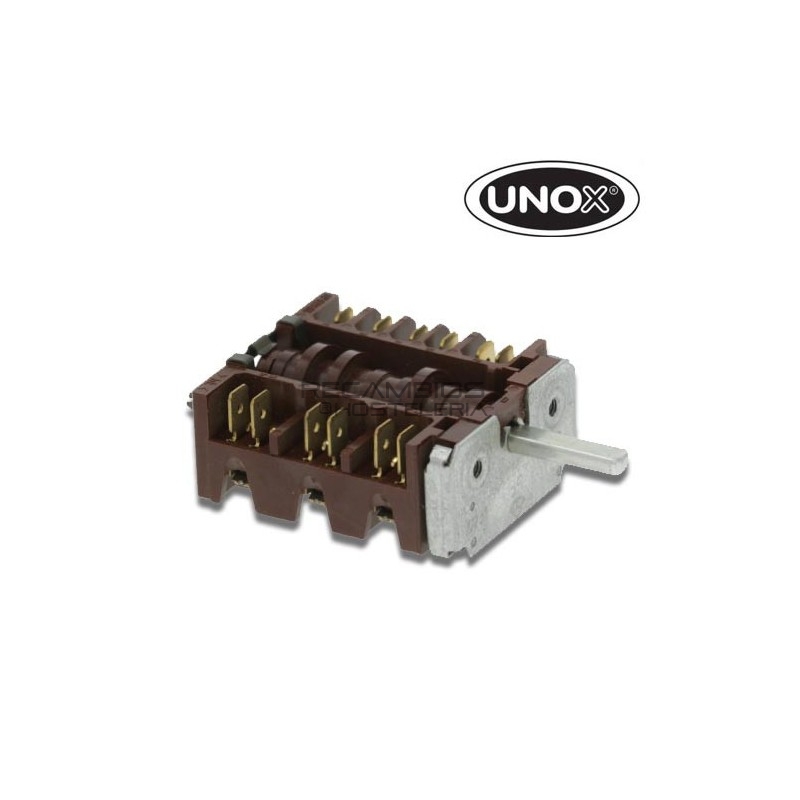 Conmutador de 6 posiciones 16A UNOX