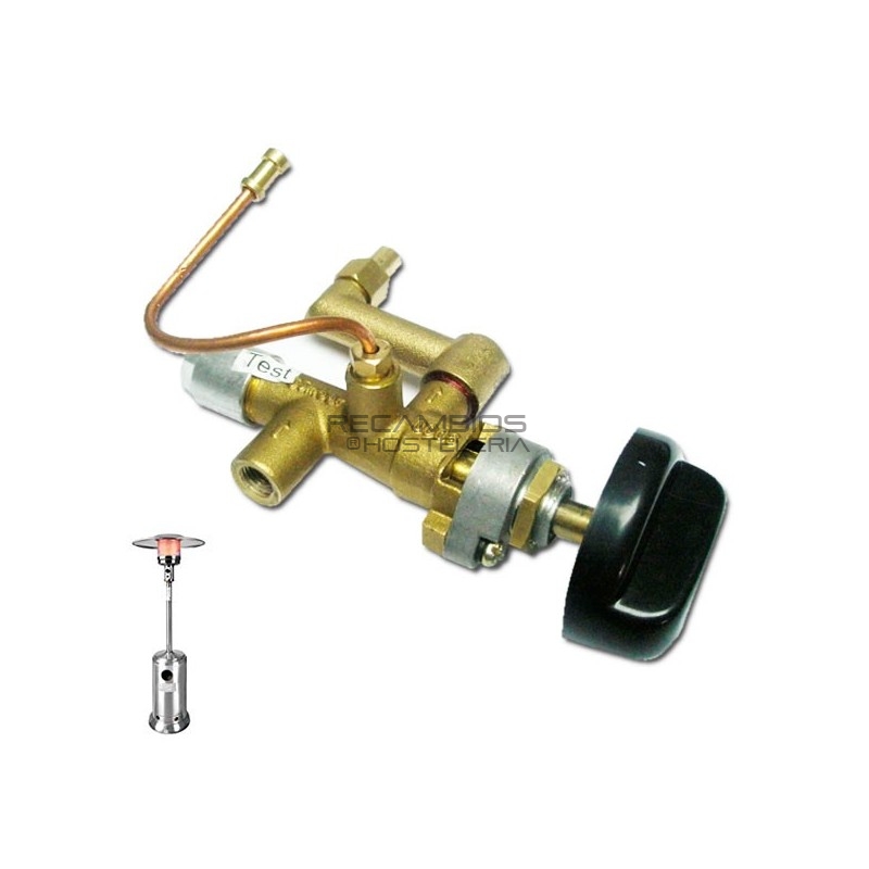 Valvula Gas para estufa terraza