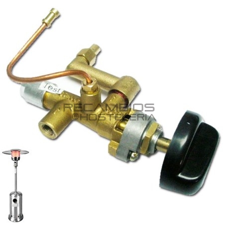 Valvula Gas para estufa terraza